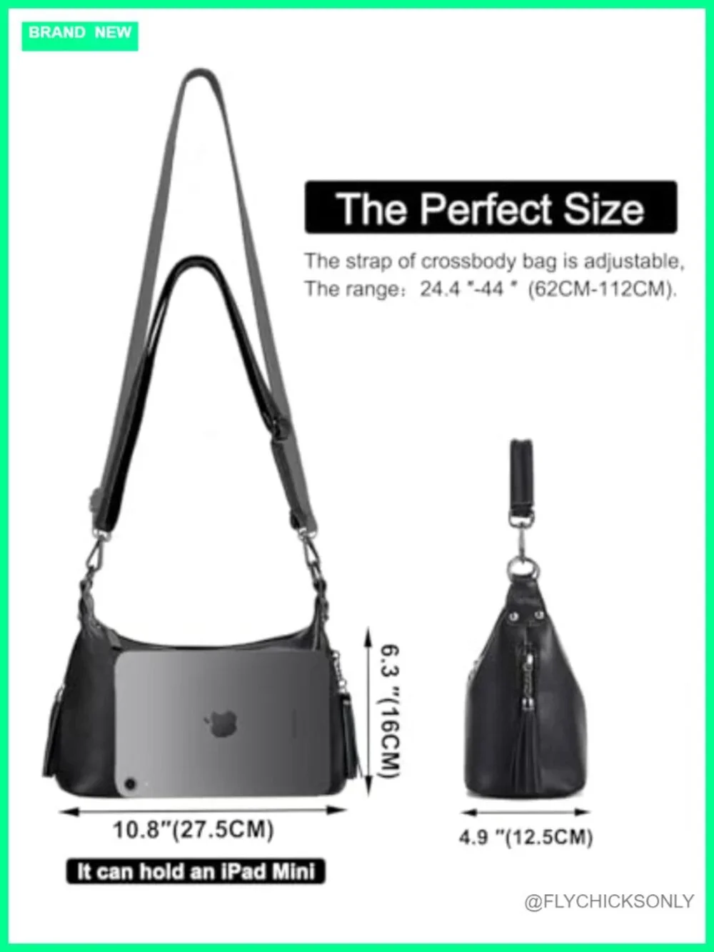 Small Hobo Purse Women Shoulder Bag Crossbody Tote Handbag Faux Leather